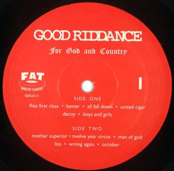 LP Good Riddance: For God And Country