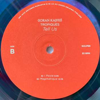 LP Goran Kajfes: Tell Us CLR