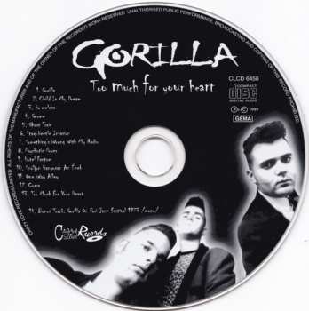 CD Gorilla: Too Much For Your Heart