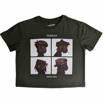 Merce Gorillaz: Gorillaz Ladies Crop Top: Demon Days (small) S