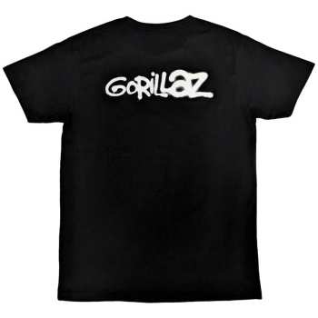 Merce Gorillaz: Gorillaz Unisex T-shirt: George Spray (back Print) (small) S