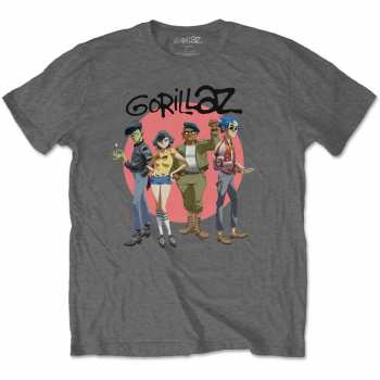 Merch Gorillaz: Maglietta Group Circle Rise 