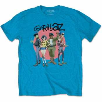 Merch Gorillaz: Maglietta Group Circle Rise 