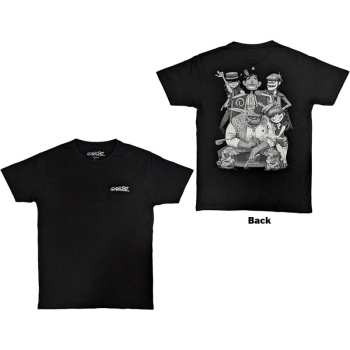 Merce Gorillaz: Gorillaz Unisex T-shirt: Pocket Spray - George Group (back Print) (small) S