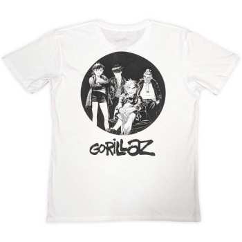 Merce Gorillaz: Gorillaz Unisex T-shirt: Song Machine Brush Logo (back Print) (small) S