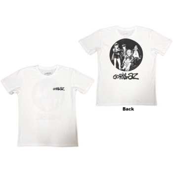 Merce Gorillaz: Gorillaz Unisex T-shirt: Song Machine Brush Logo (back Print) (small) S
