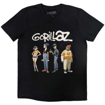 Merch Gorillaz: Maglietta Spray Logo Gorillaz Group