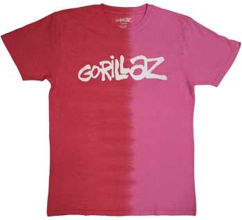 Merch Gorillaz: Maglietta Two-tone Brush Logo Gorillaz