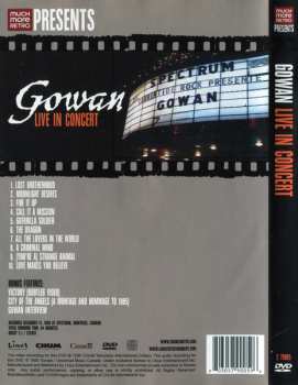 DVD Gowan: Live In Concert