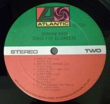 LP Graham Nash: Songs For Beginners