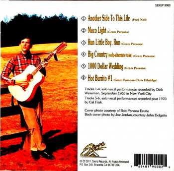 2CD/Set di cofanetti Gram Parsons: The Early Years Vol.1&2