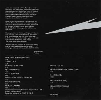 CD Grand Funk Railroad: Closer To Home