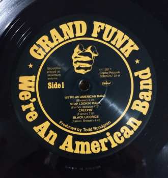 LP Grand Funk Railroad: We're An American Band