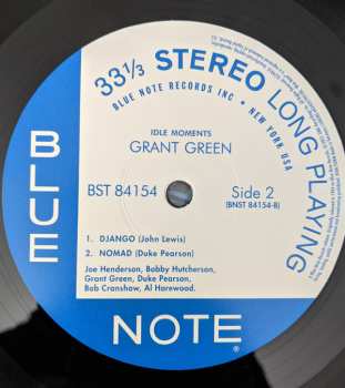 LP Grant Green: Idle Moments