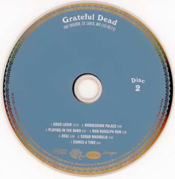 3CD The Grateful Dead: Fox Theatre, St. Louis, MO (12/10/71)