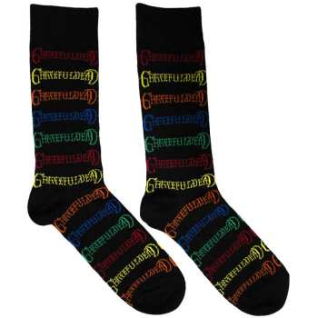 Merch Grateful Dead: Calzini alla caviglia Coloured Logo Grateful Deads Pattern