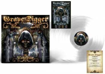 4LP Grave Digger: 25 To Live (ltd.4lp Box Set/crystal Clear+poster)