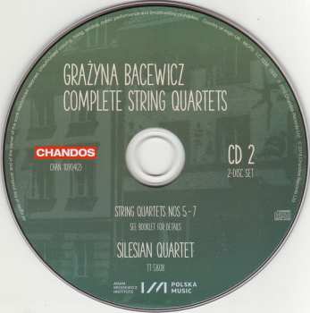 2CD Grażyna Bacewicz: Complete String Quartets