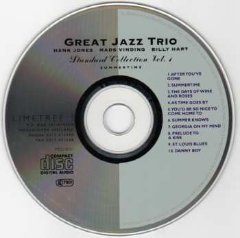 CD The Great Jazz Trio: Standard Collection Vol.1 Summertime
