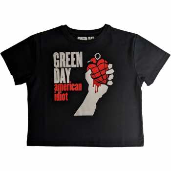 Merch Green Day: Donne Crop Top American Idiot