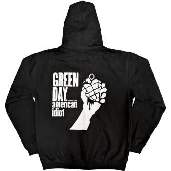 Merce Green Day: Green Day Unisex Zipped Hoodie: American Idiot The Musical (back Print) (small) S