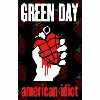 Merch Green Day: Poster in tessuto American Idiot