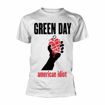 Merch Green Day: Maglietta American Idiot Heart (white)