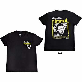 Merce Green Day: Green Day Unisex T-shirt: Nimrod Breast Print (back Print) (small) S