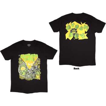 Merce Green Day: Green Day Unisex T-shirt: Psychedelic Kerplunk (back Print) (small) S