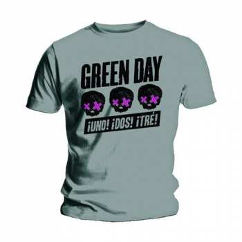 Merch Green Day: Maglietta Three Heads Better Than One 