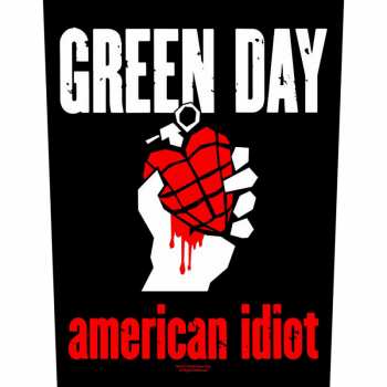 Merch Green Day: Applicazione sulla schiena American Idiot