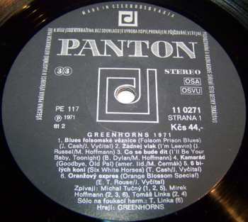 LP Greenhorns: Greenhorns '71