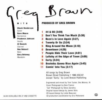CD Greg Brown: 44 & 66