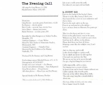 CD Greg Brown: The Evening Call