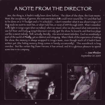 CD Greg Edmonson: Firefly (Original Television Soundtrack)