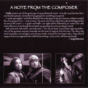 CD Greg Edmonson: Firefly (Original Television Soundtrack)