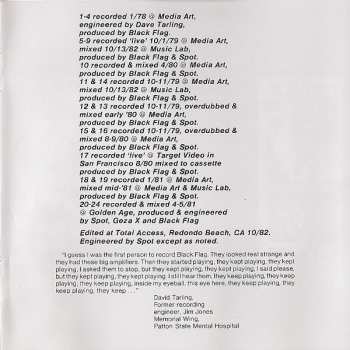 CD Greg Ginn: Everything Went Black