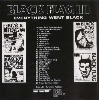 CD Greg Ginn: Everything Went Black