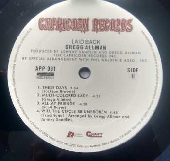 LP Gregg Allman: Laid Back LTD