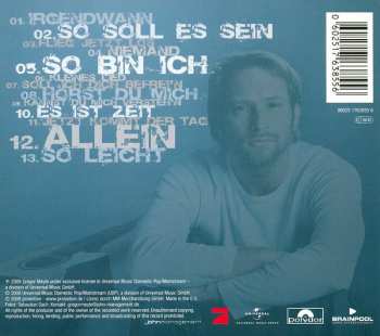 CD Gregor Meyle: So Soll Es Sein DIGI
