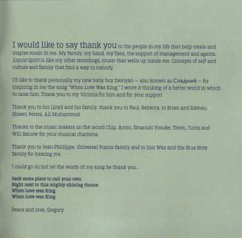 CD Gregory Porter: Liquid Spirit