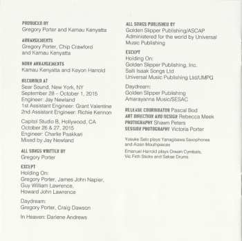 CD Gregory Porter: Take Me To The Alley