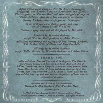 CD Gregory And The Hawk: Leche