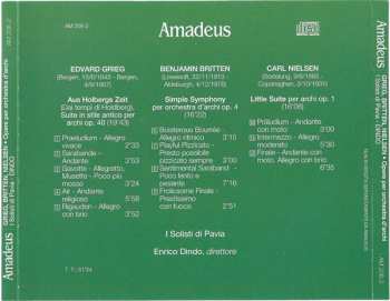 CD Edvard Grieg: Grieg: Aus Holbergs Zeit, Britten: Simple Symphony, Nielsen: Little Suite