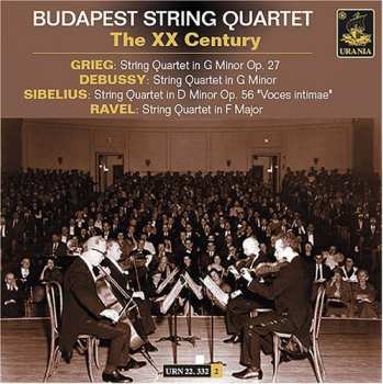 2CD Grieg / Debussy / Sibelius / Budapest String: Xx Century Repertoire