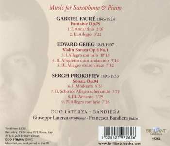 CD Sergei Prokofiev: Violin Sonatas • Fantaisie Op.79 (Arranged For Saxophone)