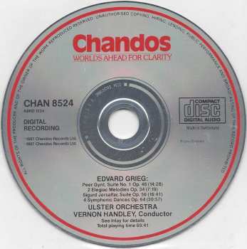 CD Edvard Grieg: Peer Gynt Suite 1 / Sigurd Jorsalfar