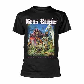 Merch Grim Reaper: Maglietta Rock You To Hell