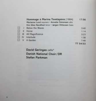 CD Sofia Gubaidulina: The Canticle Of The Sun / Hommage À Marina Tsvetayeva