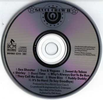 CD Gucci Crew II: What Time Is It? It's Gucci Time